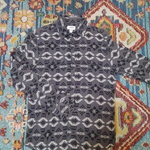 Gray Sonoma Aztec Flannel
